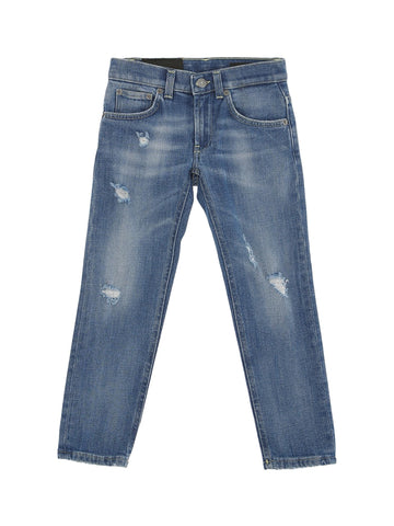 Dondup Kids Jeans con strappi Brady