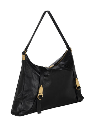 Elisabetta Franchi Borsa hobo grande con fibbie