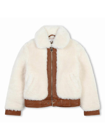 Chloè Kids Giubbino in sherpa