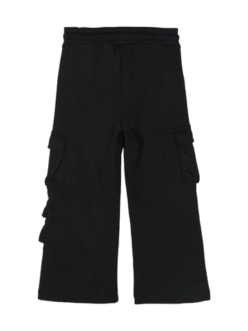 MSGM Kids Pantalone cargo in felpa