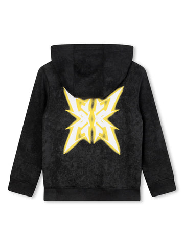 Givenchy Kids Felpa con cappuccio slavata