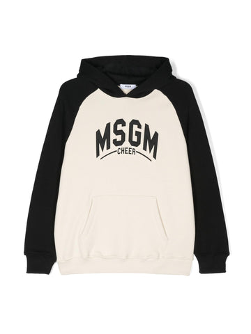 MSGM Kids Felpa colorblock