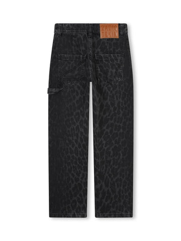 Zadig & Voltaire Kids Jeans leopardato