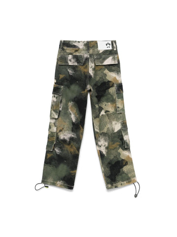 Barrow Kids Pantalone cargo camouflage