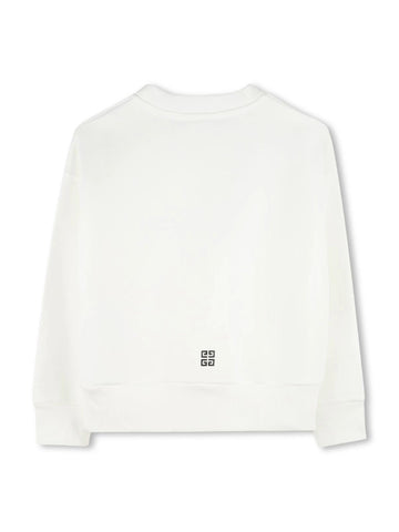 Givenchy Kids Felpa con stampa logo