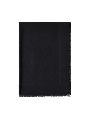 Elisabetta Franchi Pashmina rettangolare con lettering 200 x 70 cm