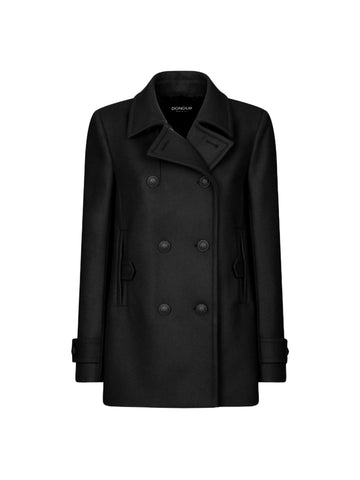 Dondup Cappotto doppiopetto in lana e cashmere