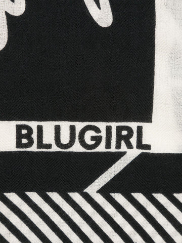 Blugirl Foulard in lana con logo