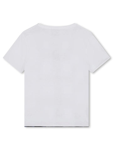 Givenchy Kids T-shirt reversibile con logo