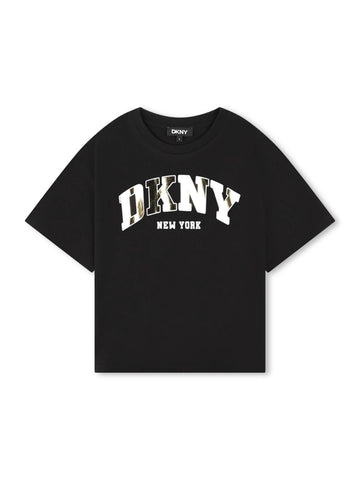 DKNY Kids T-shirt in jersey con logo