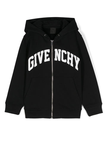 Givenchy Kids Felpa con cappuccio e zip