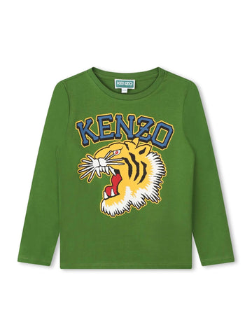 Kenzo Kids Maglia con tigre