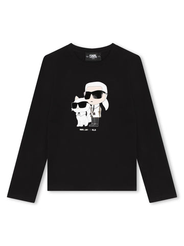 Karl Lagerfeld Kids Maglia con stampa