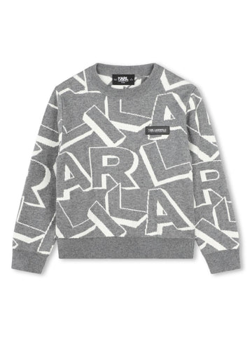 Karl Lagerfeld Kids Maglione con lettering