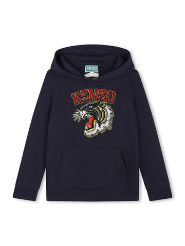 Kenzo Kids Felpa con tigre ricamata