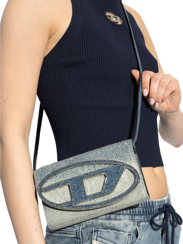 Diesel Clutch 1DR Wallet in denim