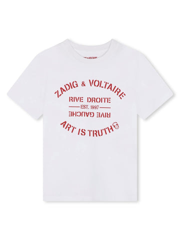 Zadig & Voltaire Kids T-shirt con stampa