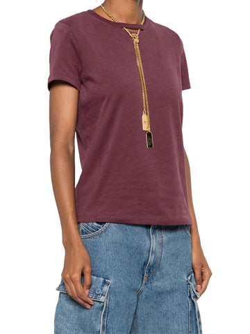 Elisabetta Franchi T-shirt con collana