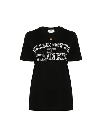 Elisabetta Franchi T-shirt con logo college