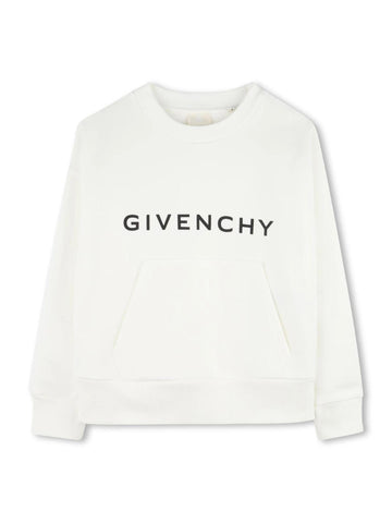 Givenchy Kids Felpa con stampa logo