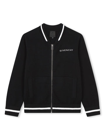 Givenchy Kids Cardigan con zip