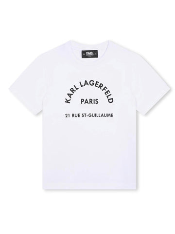 Karl Lagerfeld Kids T-shirt basic con logo