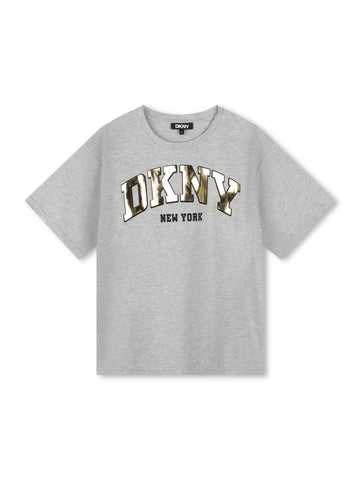 DKNY Kids T-shirt in jersey con logo