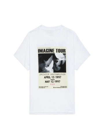 Zadig & Voltaire T-shirt con stampa Tommer