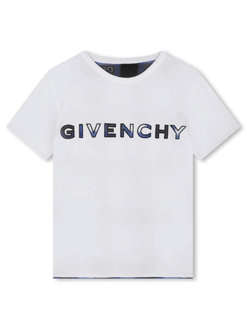 Givenchy Kids T-shirt reversibile con logo