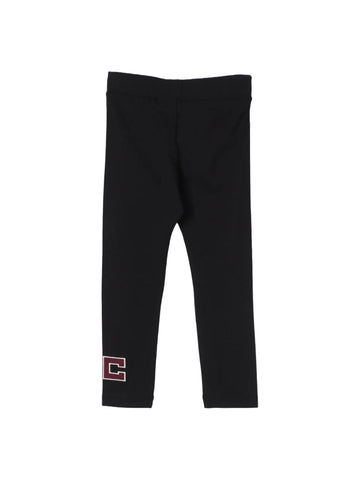 Elisabetta Franchi La Mia Bambina Leggings con logo ricamato