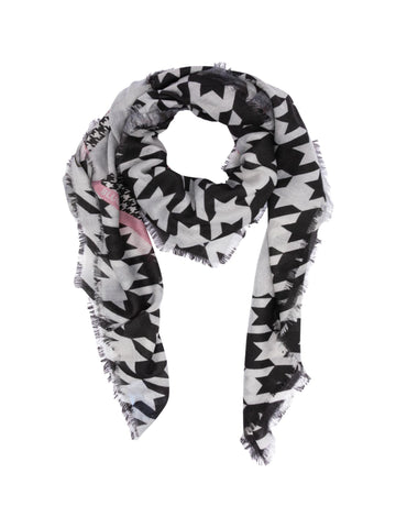 Blugirl Foulard pied de poule in lana e seta