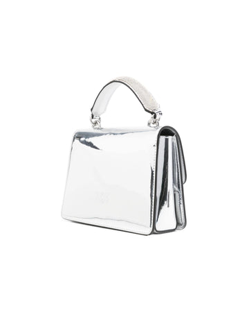 Pinko Borsa specchiata Love One Handle Mini