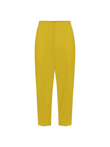 Elisabetta Franchi Pantalone crop con pinces