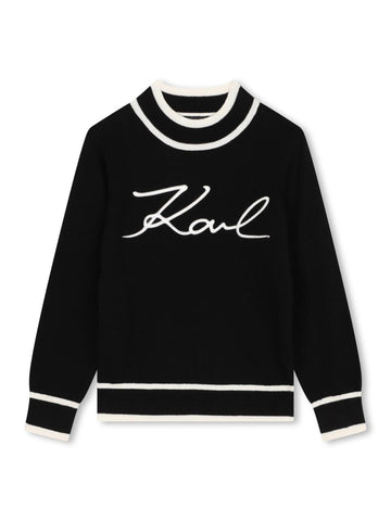 Karl Lagerfeld Kids Maglione con logo