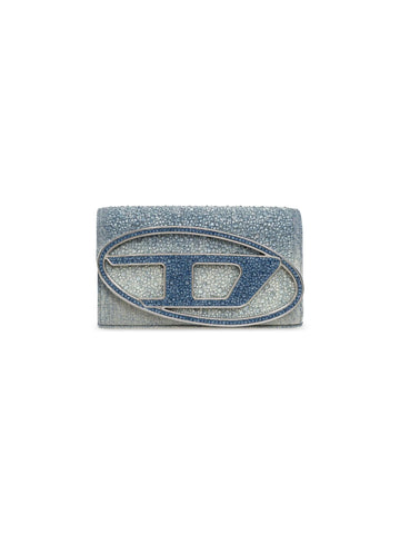 Diesel Clutch 1DR Wallet in denim