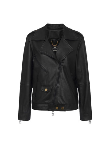 Elisabetta Franchi Giacca biker in pelle