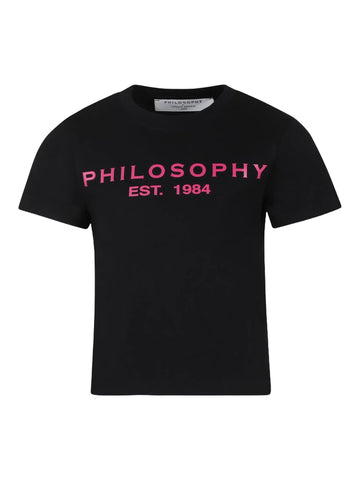 Philosophy Kids T-shirt basic con logo