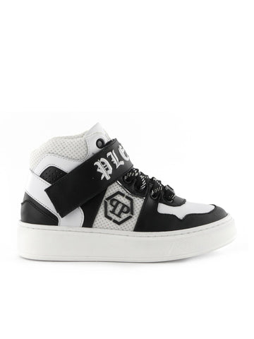 Philipp Plein Sneakers alte con strappo in velcro