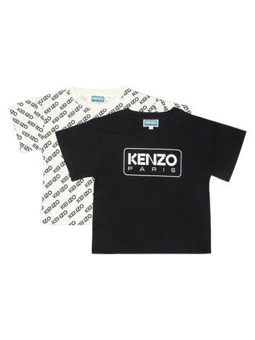 Kenzo Kids 2pack t-shirt con logo