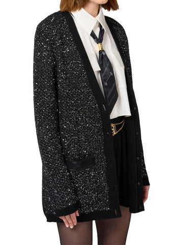 Elisabetta Franchi Cardigan con paillettes