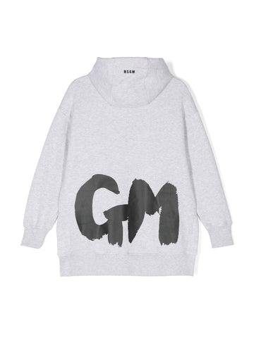 MSGM Kids Abito a felpa con logo