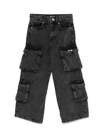 MSGM Kids Jeans cargo