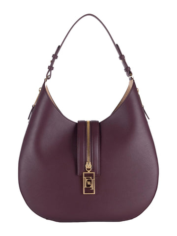 Elisabetta Franchi Borsa hobo grande in ecopelle