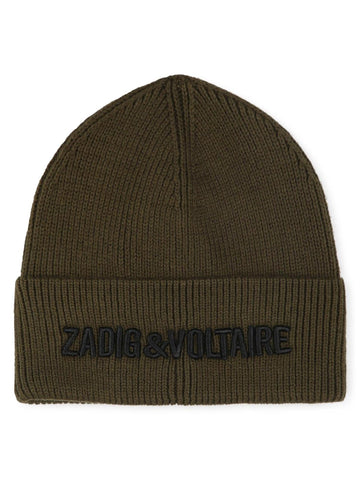 Zadig & Voltaire Kids Cappello con logo ricamato