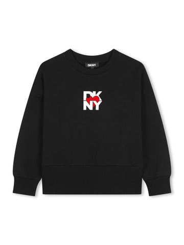 DKNY Kids Felpa con stampa logo