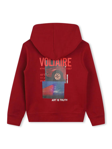 Zadig & Voltaire Kids Felpa con stampa