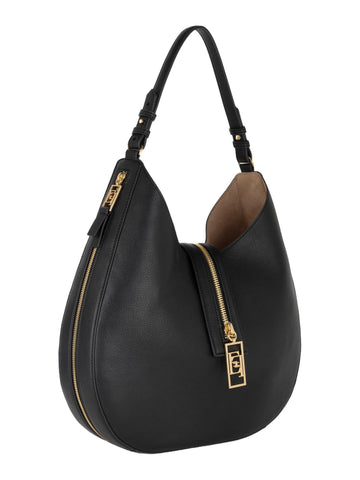 Elisabetta Franchi Borsa hobo grande in ecopelle