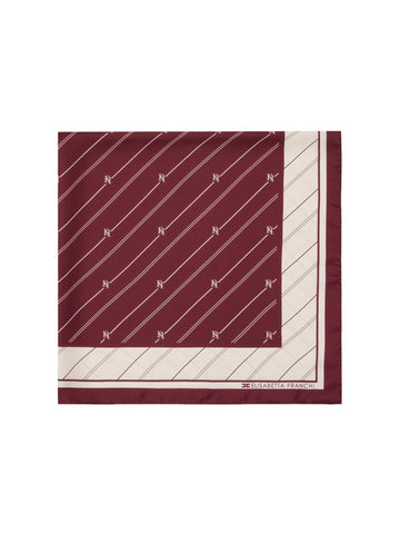 Elisabetta Franchi Foulard in seta 90 x 90 cm