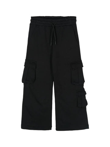 MSGM Kids Pantalone cargo in felpa