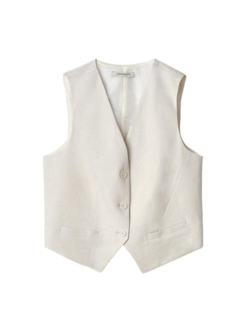 Hinnominate Gilet in misto lino